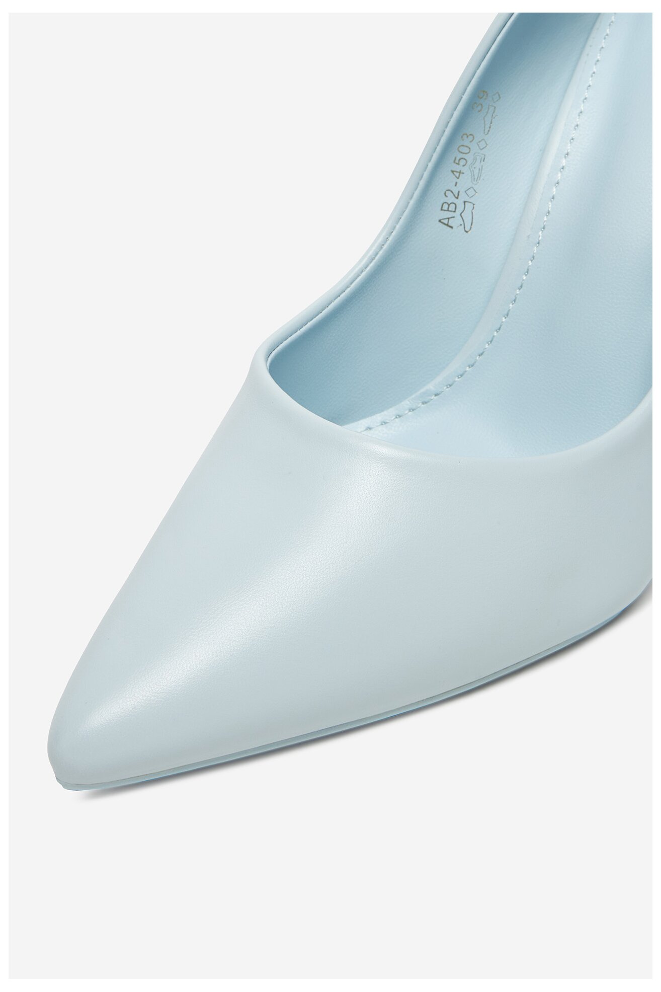 Pantofi cu toc DeeZee AB2-4503 ALBASTRU DESCHIS