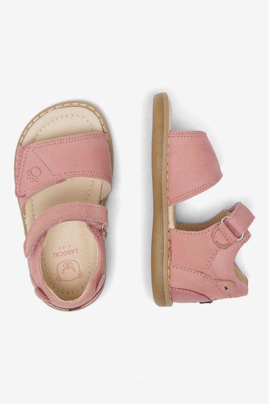 Lasocki Kids - Sandały skórzane na rzepy - 5905588519805