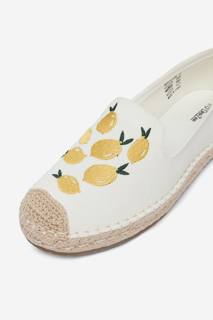 Espadrile DeeZee ALB - 5904410835960