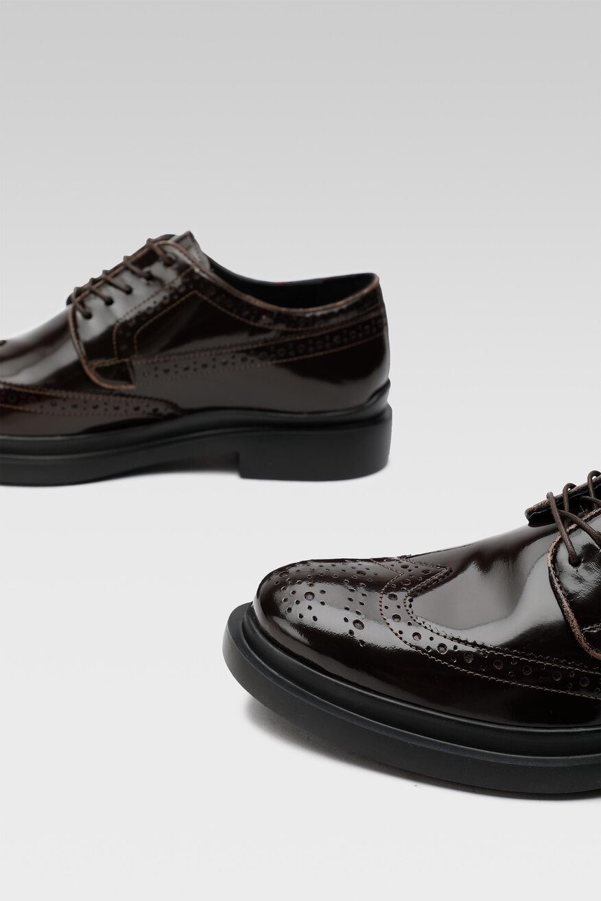 
                RAGE AGE - Półbuty brązowe - 2230032346052