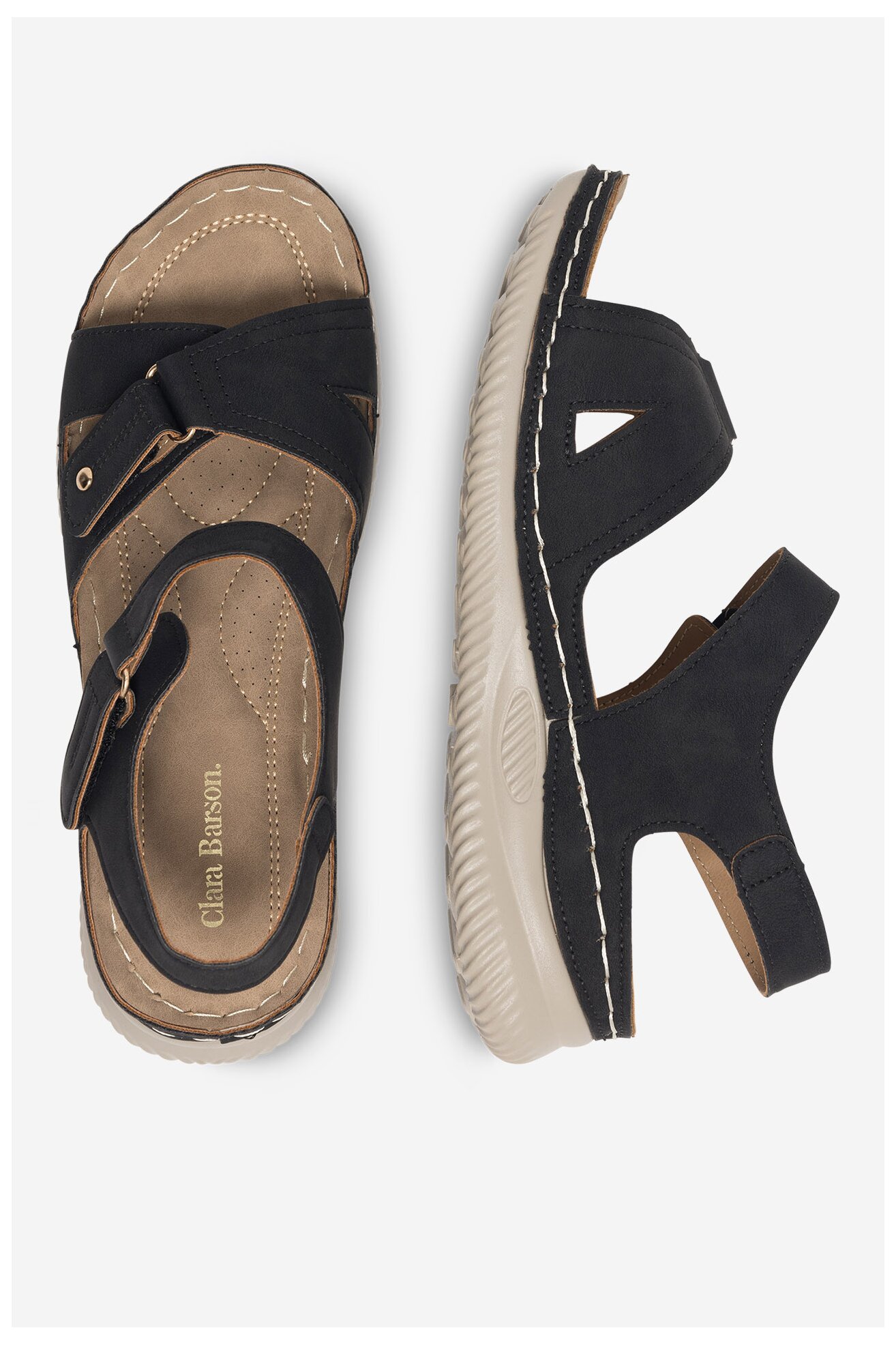 Сандалі Clara Barson WYL0510-21 ЧОРНИЙ