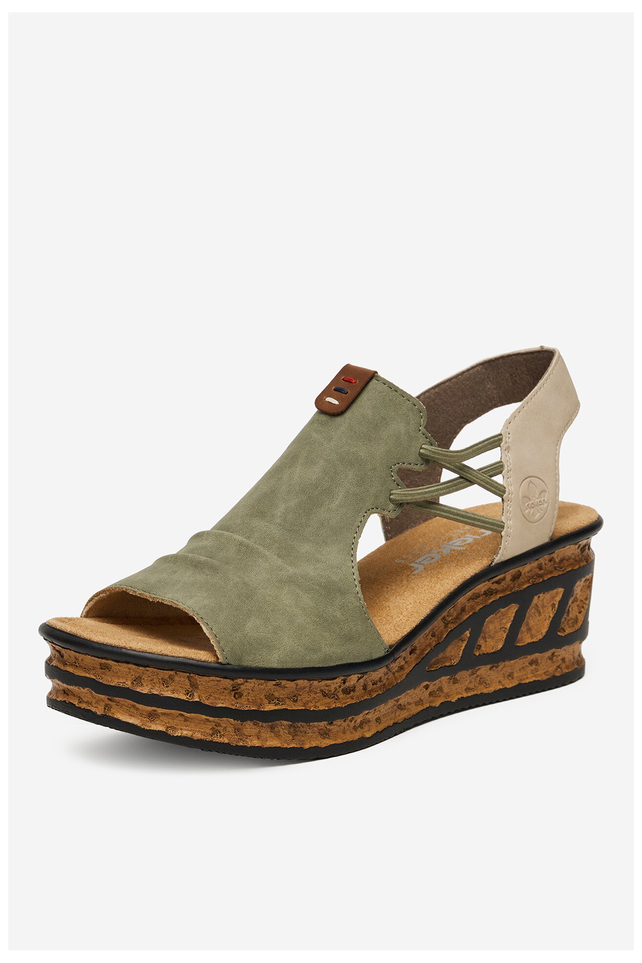 Sandały Rieker CEO-68175-52 Oliwkowy jasny