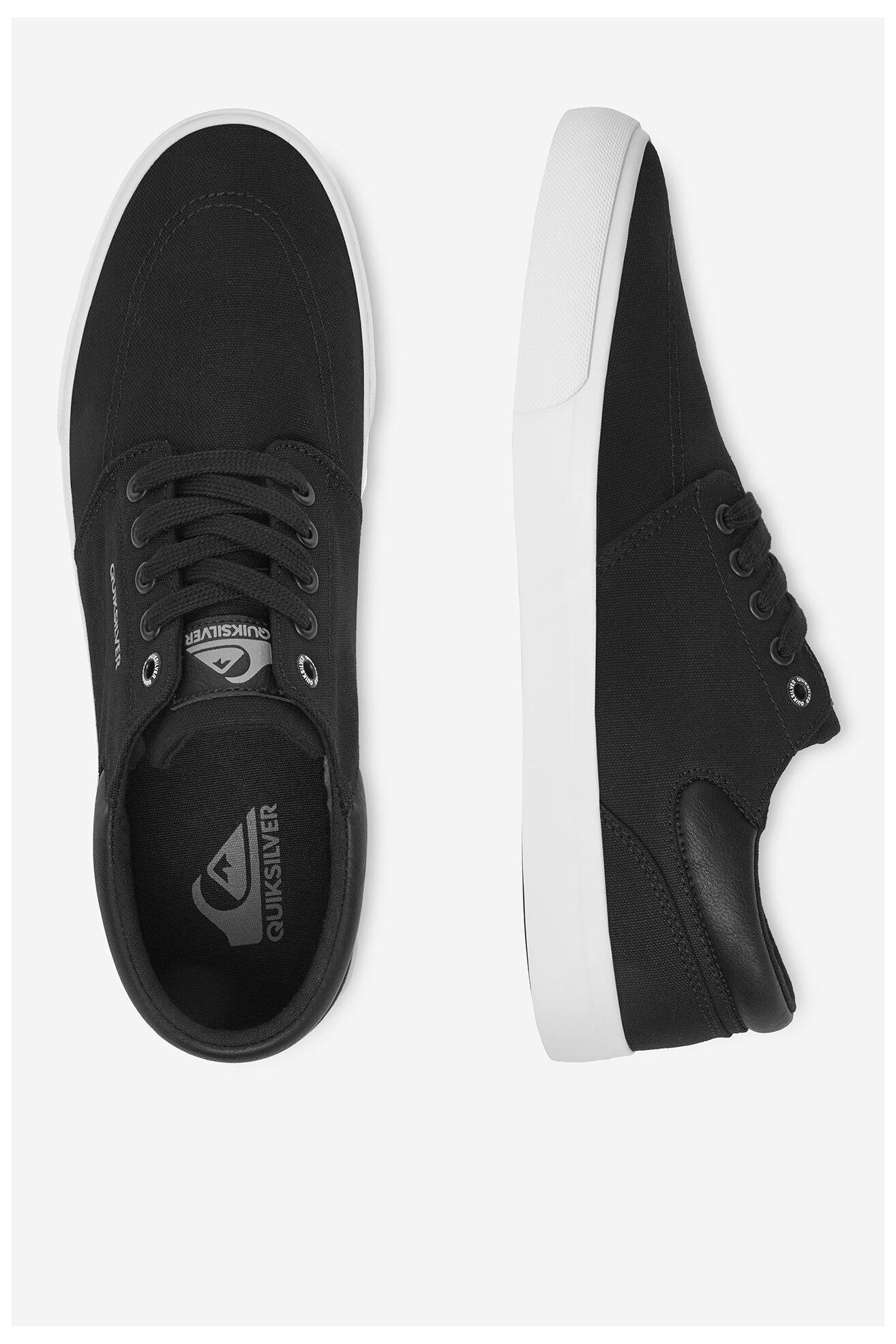 Vászoncipő QUIKSILVER ZEKE-02 FEKETE