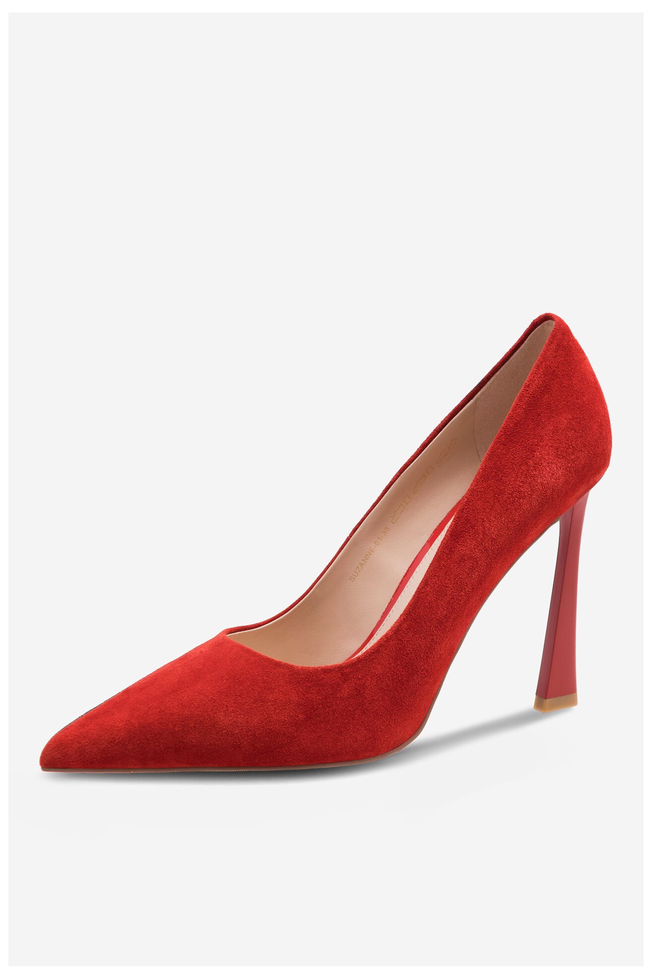 Czółenka EVA MINGE SUZANNE-01 Czerwony