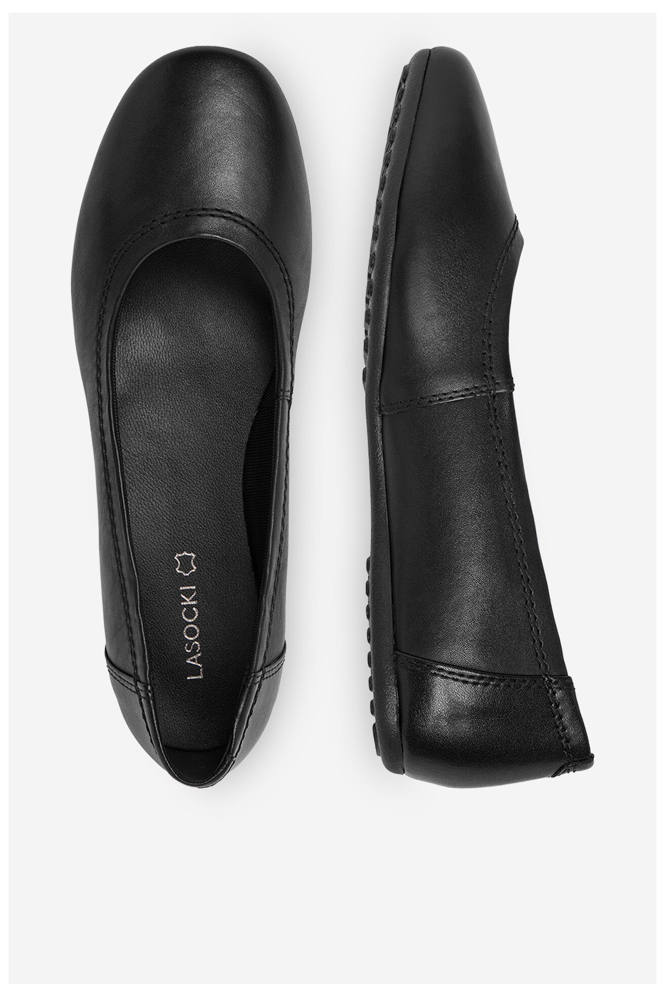 Baleriny Lasocki CEO-RST-LUCKY-01 Czarny