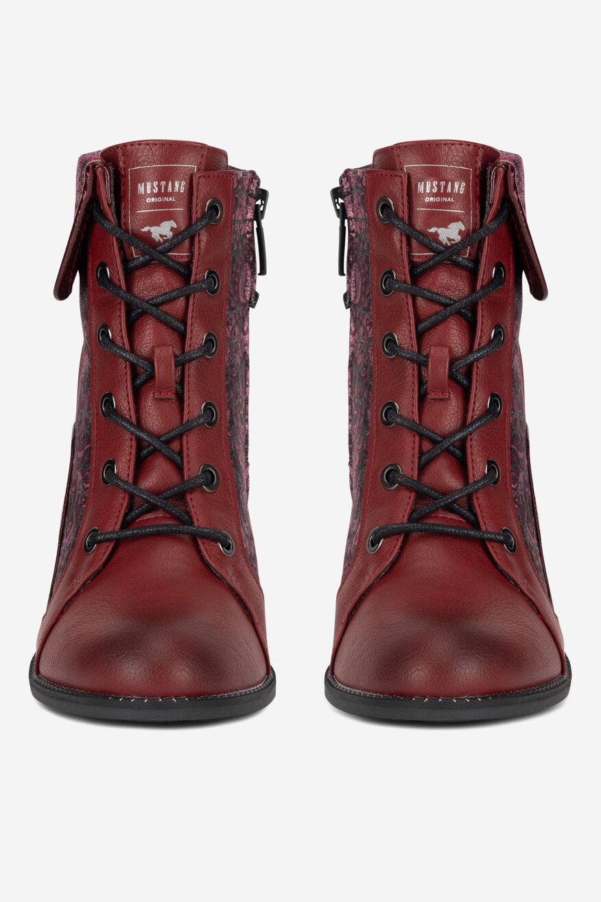 
                Mustang - Trzewiki ocieplane na słupku - 5905588870098