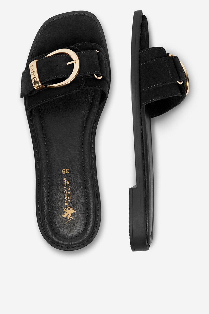
                Beverly Hills Polo Club - Klapki skórzane - 5906751904411