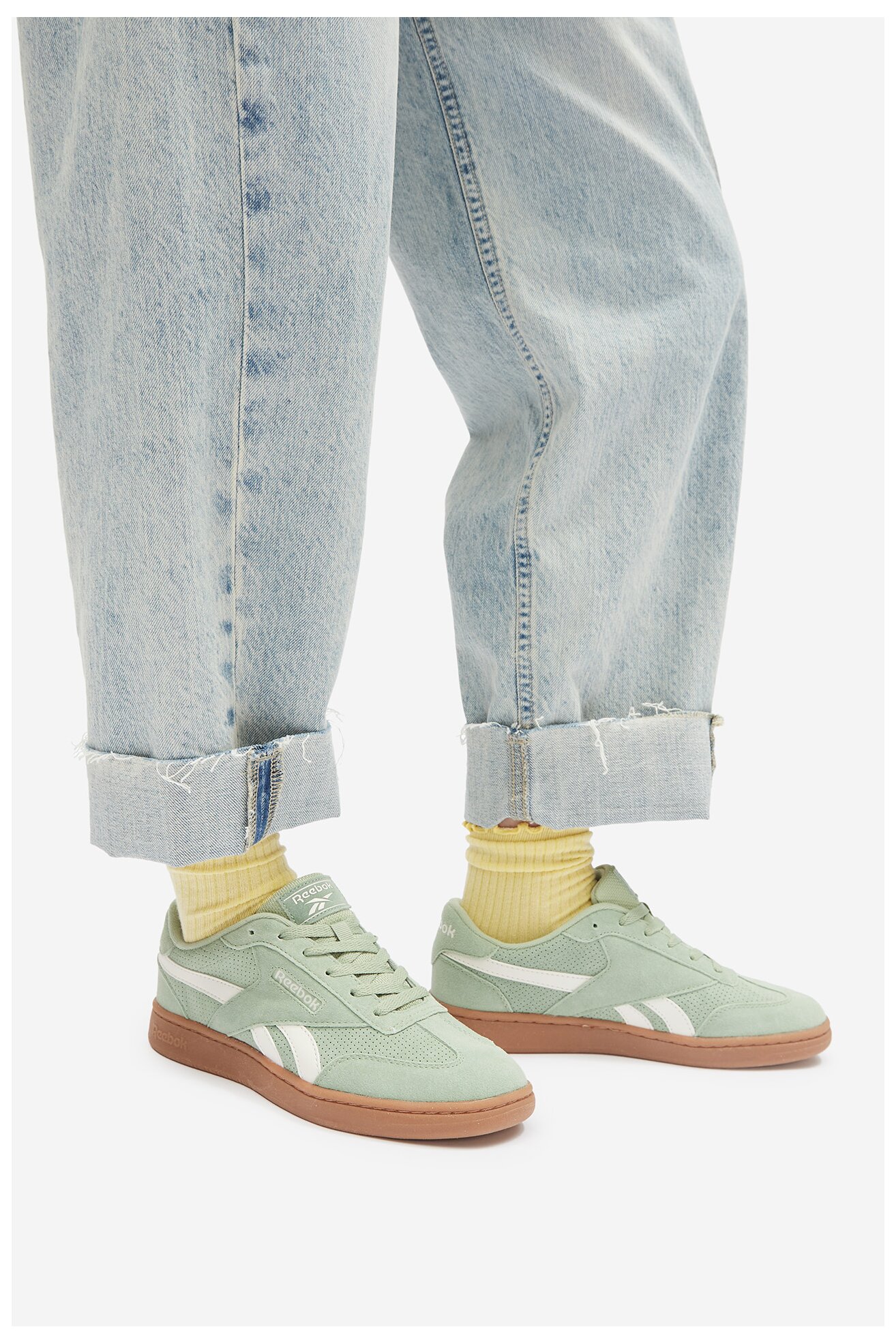 Obuwie sportowe Reebok FORTE LOUNGER AR30252WKLC Zielony