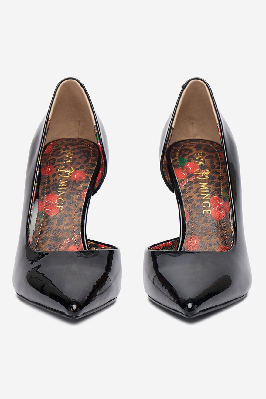 Pantofi cu toc EVA MINGE NEGRU - 5906751321799