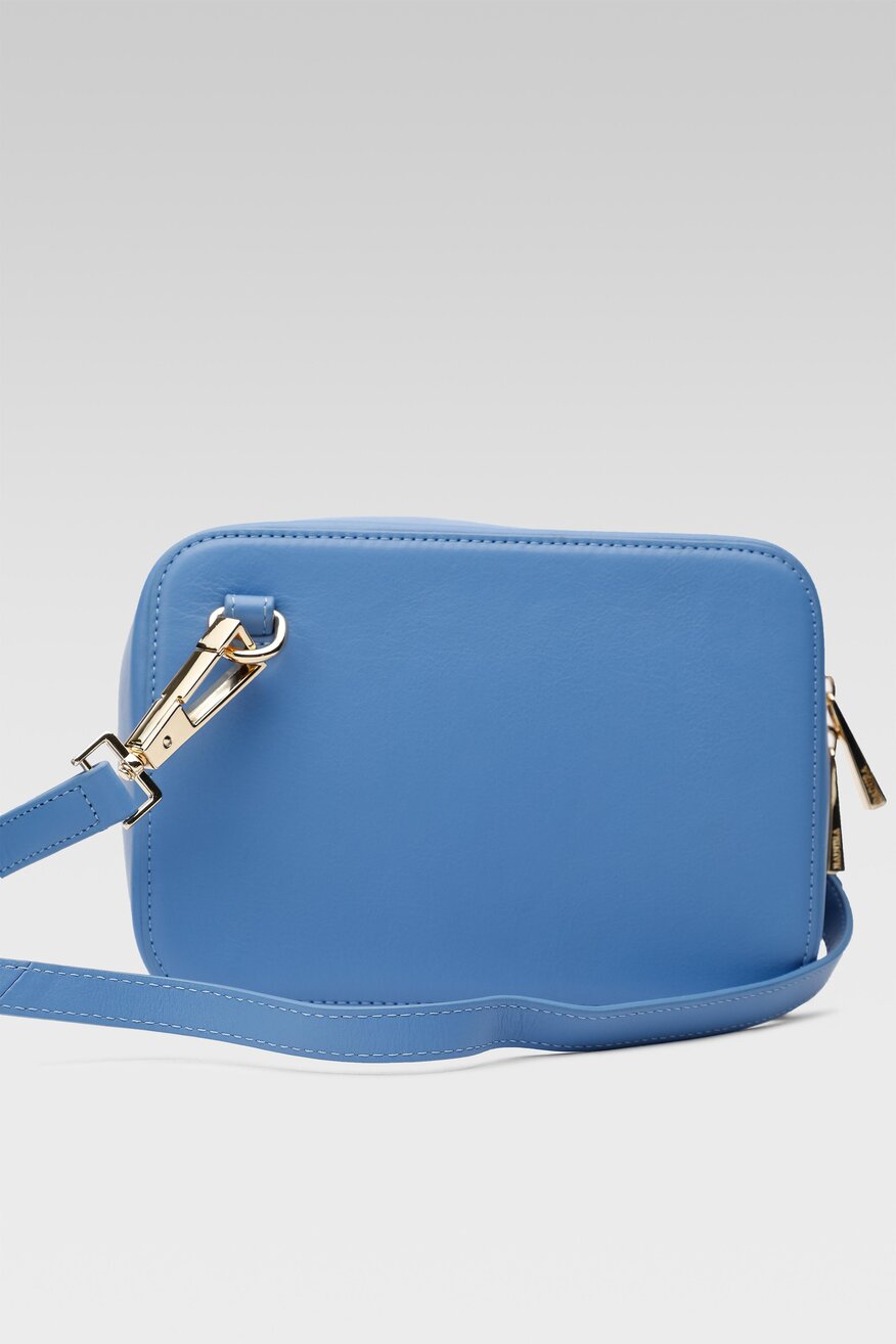 
                Badura - Torebka skórzana fioletowa - 5904862069531