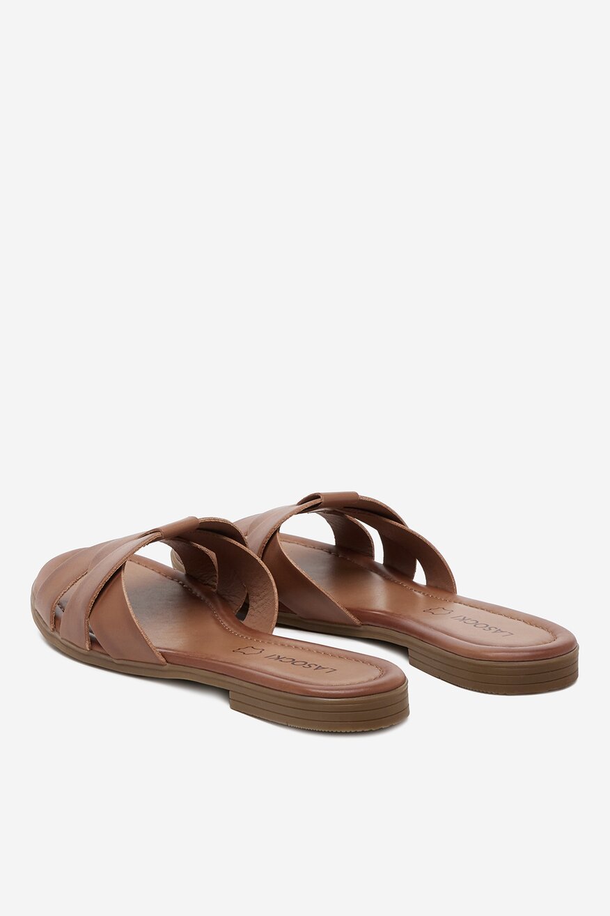 
                Lasocki - Klapki skórzane - 5906751942031