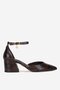 Елегантни обувки NINE WEST WFA3358-1 КАФЯВ