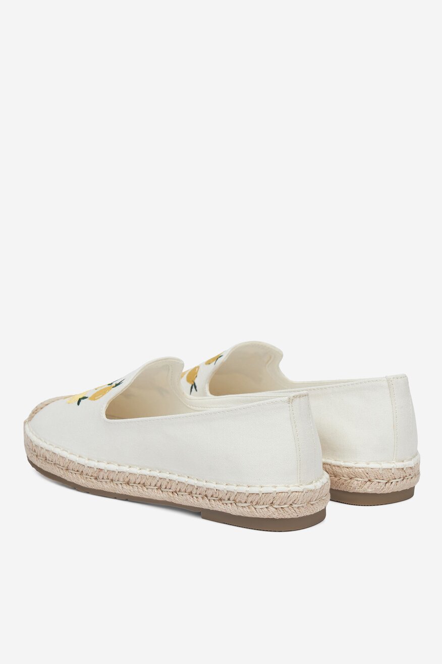 Espadrile DeeZee ALB - 5904410835960
