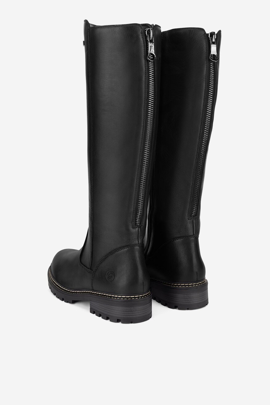 
                Remonte - Oficerki skórzane ocieplane - 2230068904011