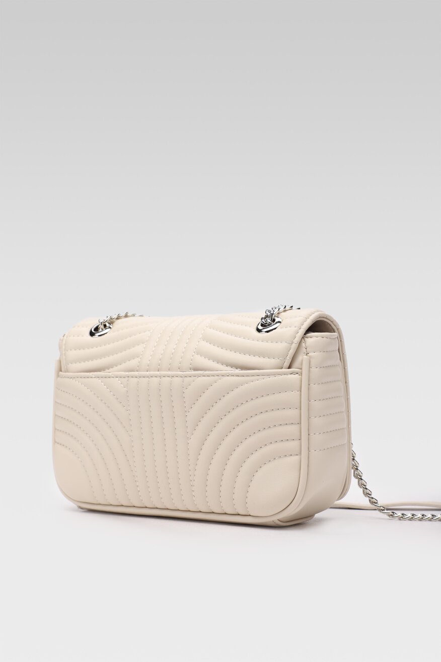 
                Quazi - Torebka pikowana beżowa - 5903698495101