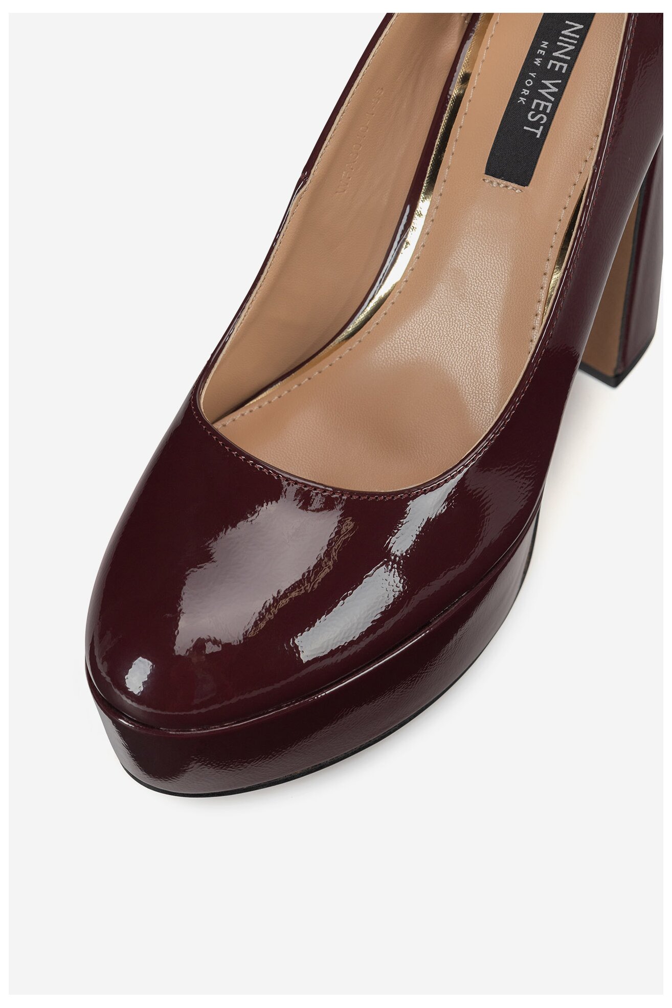 Körömcipő NINE WEST WFA3040-1 BORDÓ