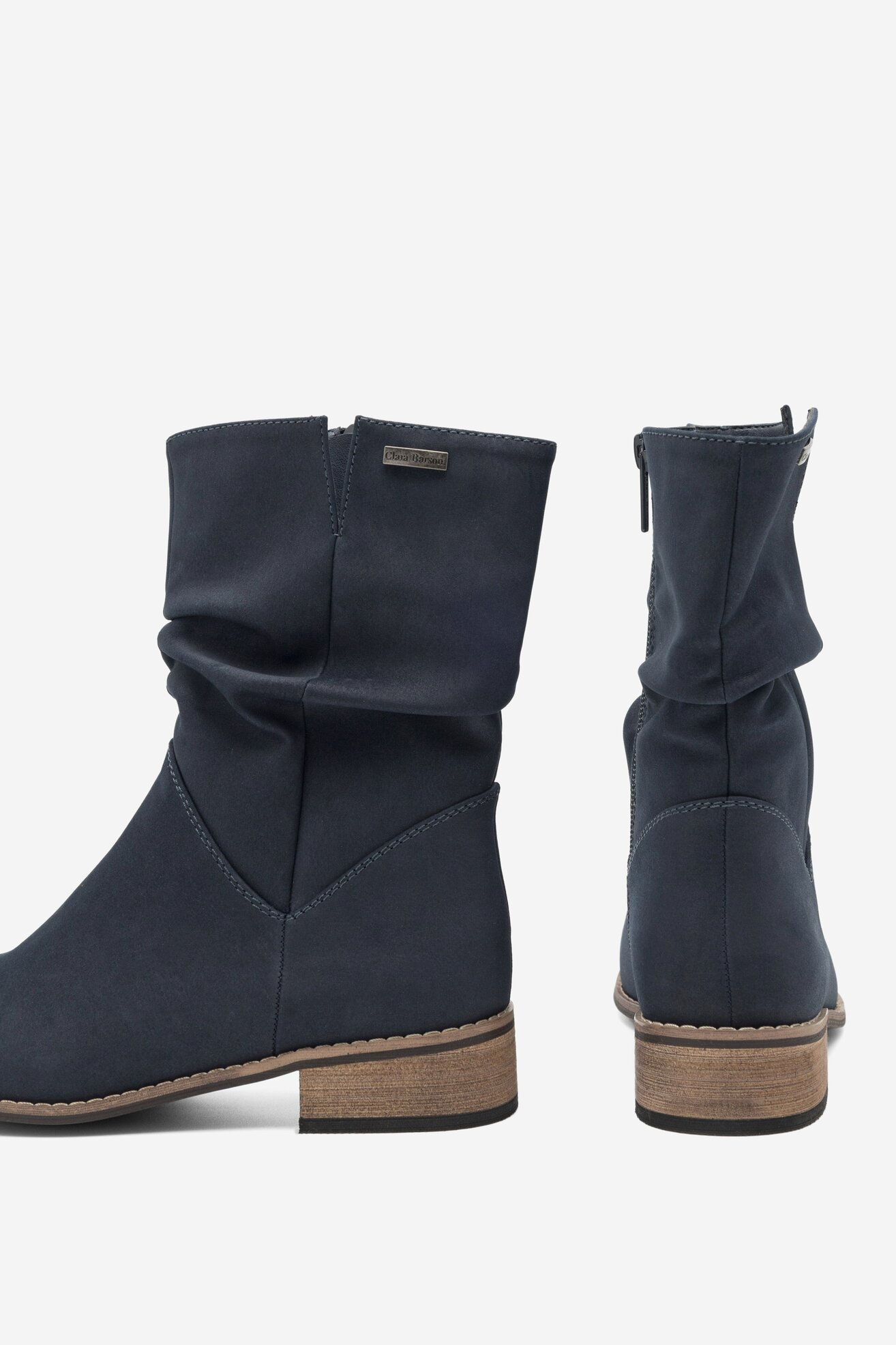 Kotníková obuv Clara Barson WS14087-02 TMAVĚ MODRÁ