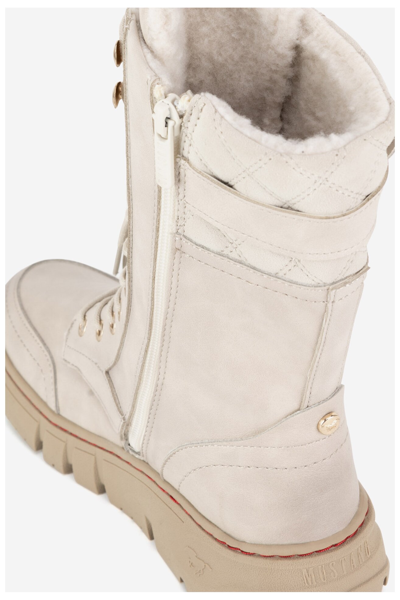 Боти Mustang 1499-605 БЯЛ