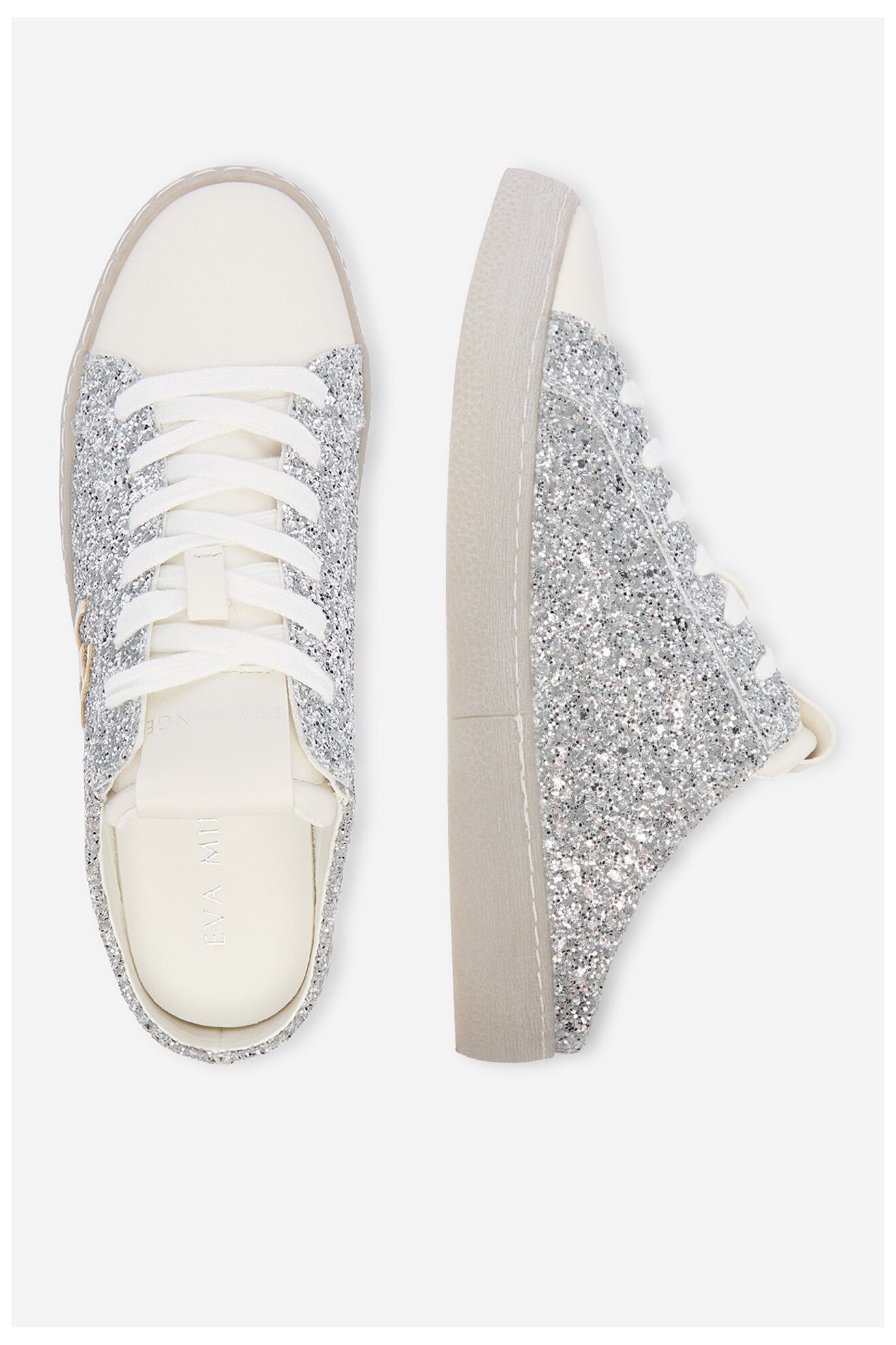 Sneakers EVA MINGE EO-ELLA-WSDR13670-2 Srebrny