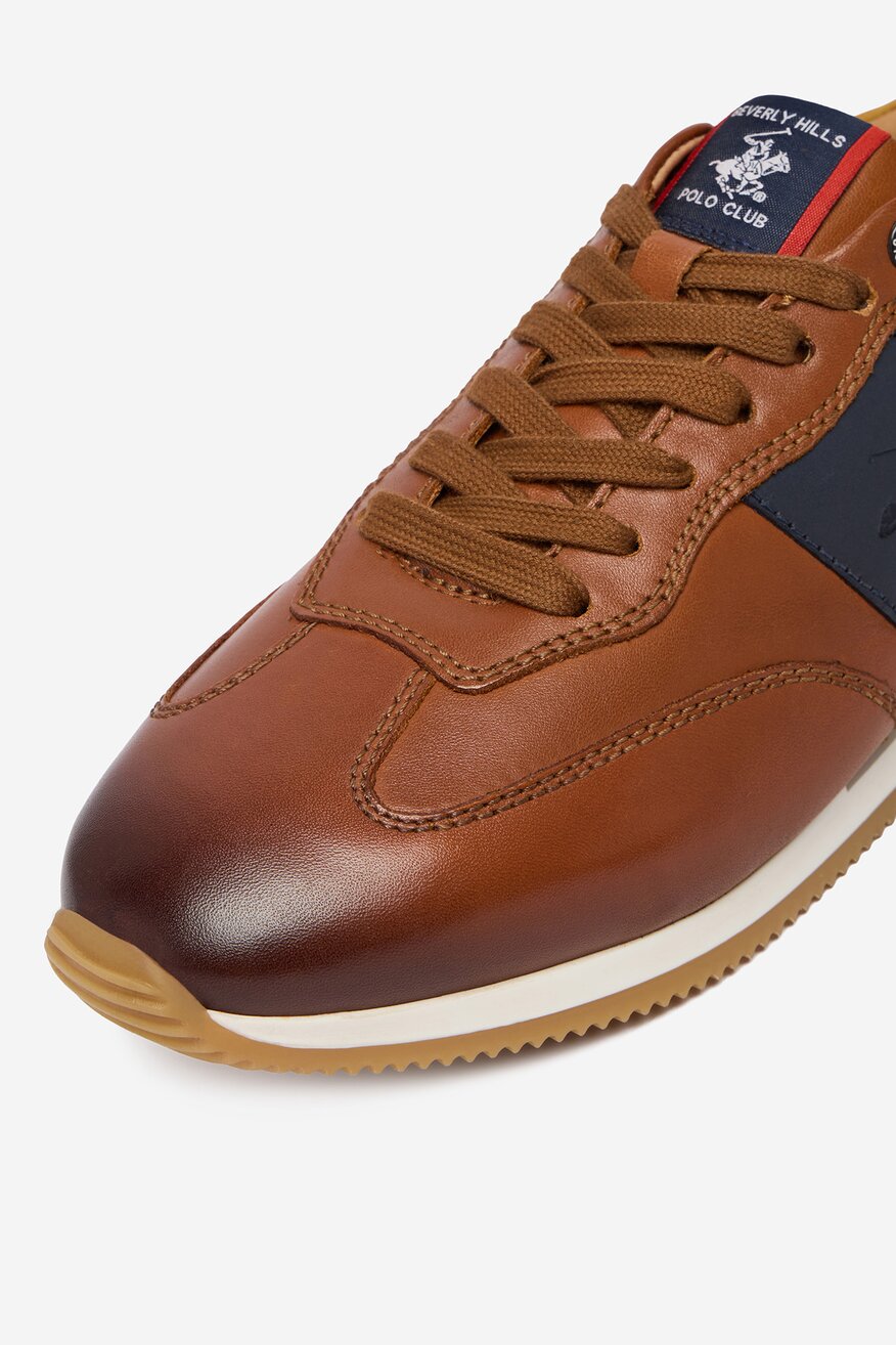 Beverly Hills Polo Club - Sneakersy skórzane - 5907964014041