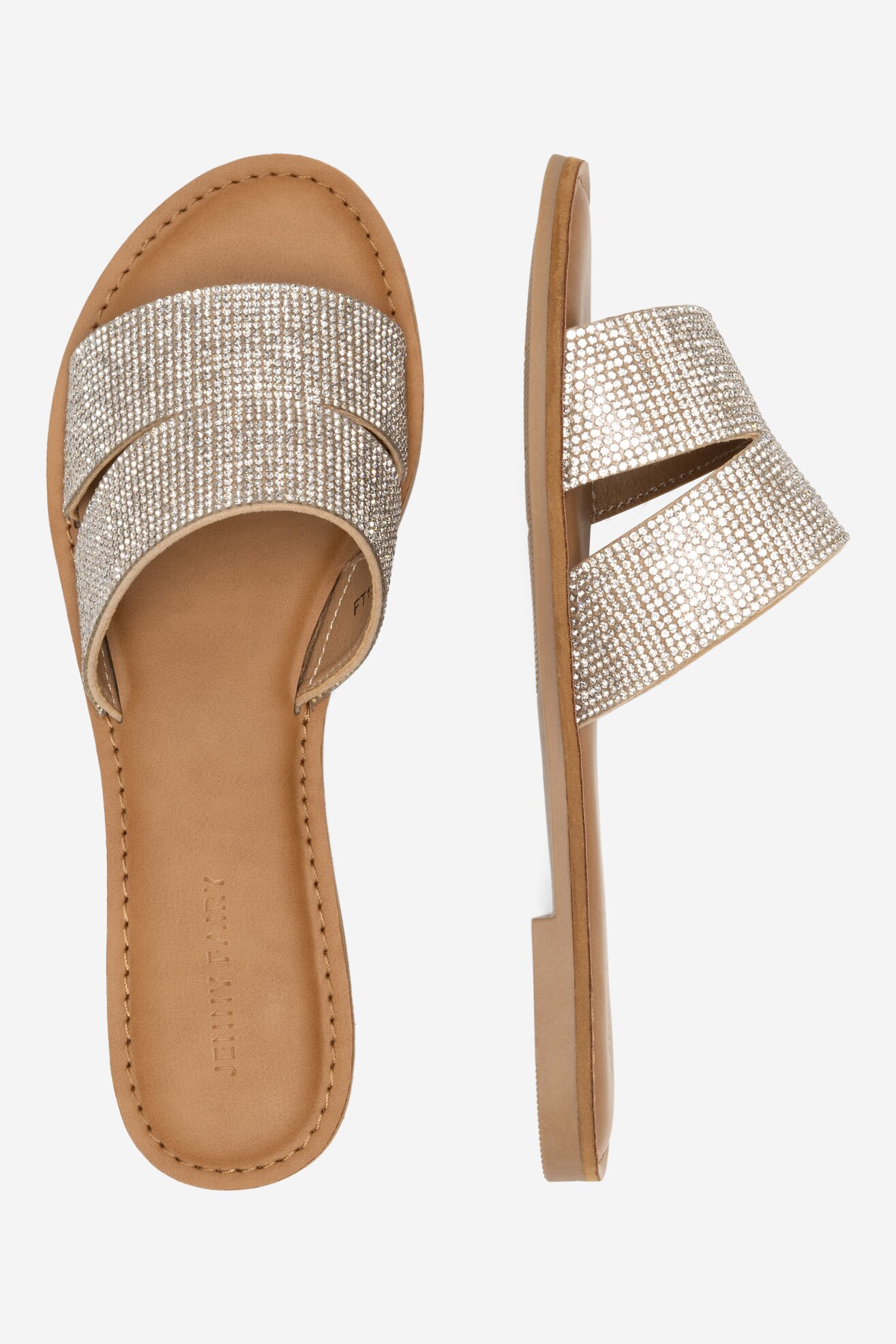 Klapki Jenny Fairy JULES FT15398AD-320 Srebrny