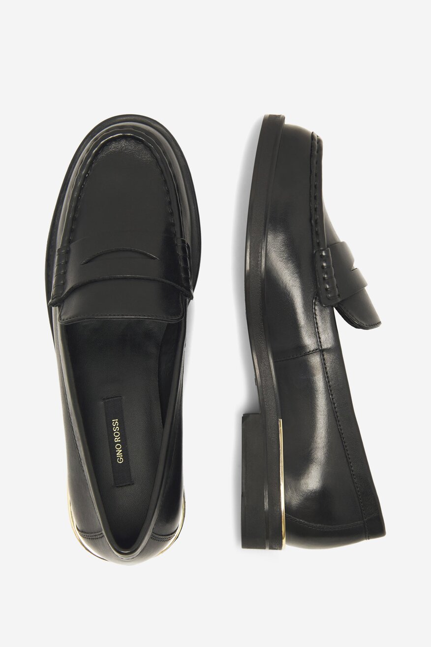 Gino Rossi - Loafersy skórzane - 5905588403784