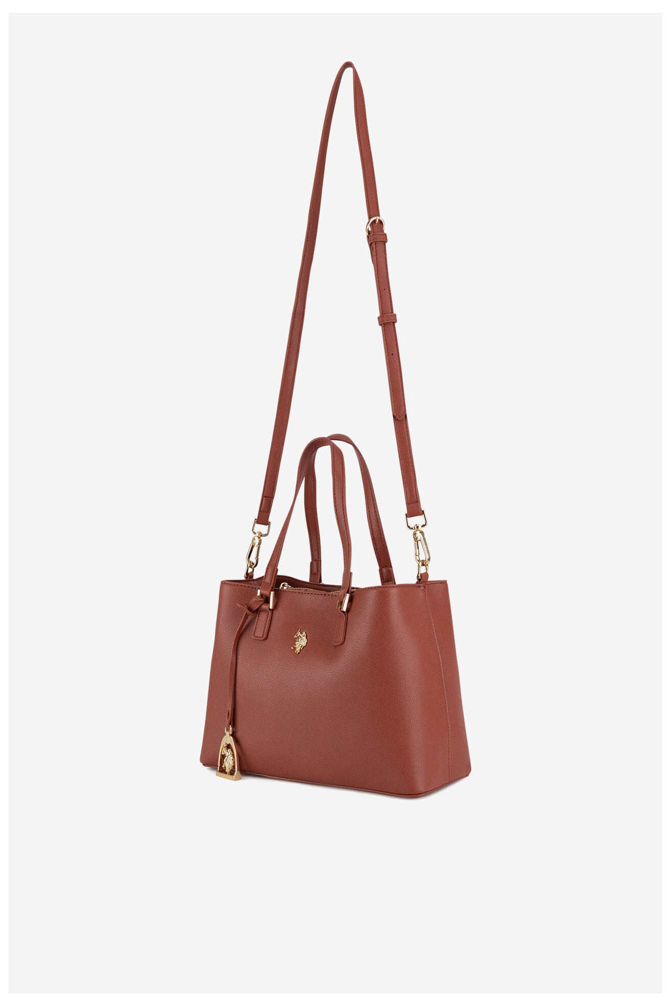 Дамска чанта U.S. POLO ASSN. BIUXT8385WVP МЕДЕНОЧЕРВЕН