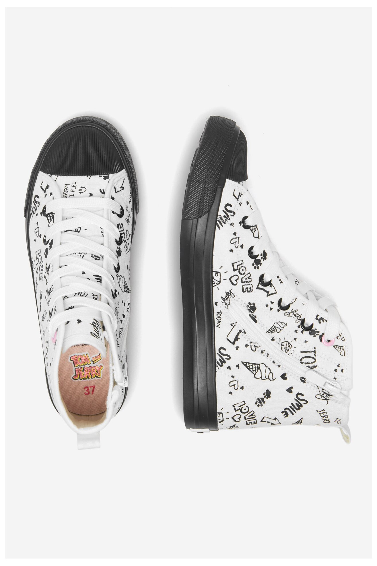 Trampki Tom & Jerry CS-SS24-122WBTJ Biały