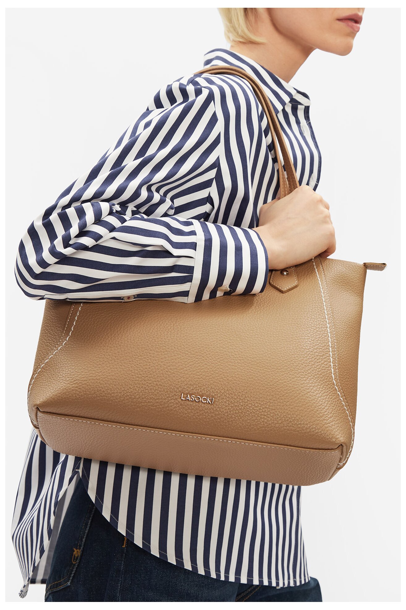 Geantă de mână Lasocki LSK-O-010-07 BEJ