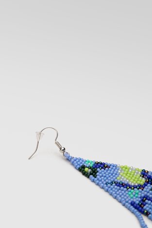Minđuše ACCCESSORIES 1W9-007-SS22 PLAVA