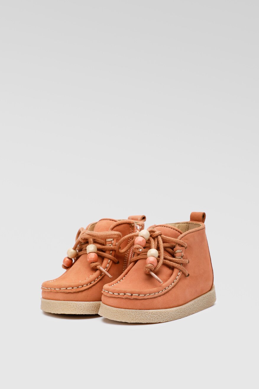 
                Lasocki Kids - Skórzane półbuty różowe - 5904248939885