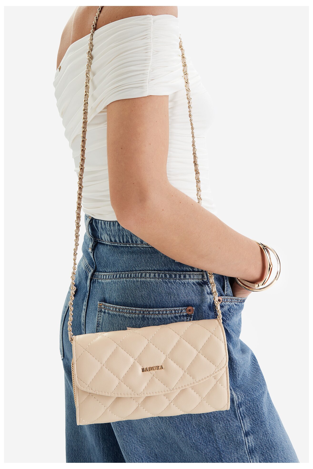 Дамска чанта Badura TYL00501 СВЕТЛОБЕЖОВ