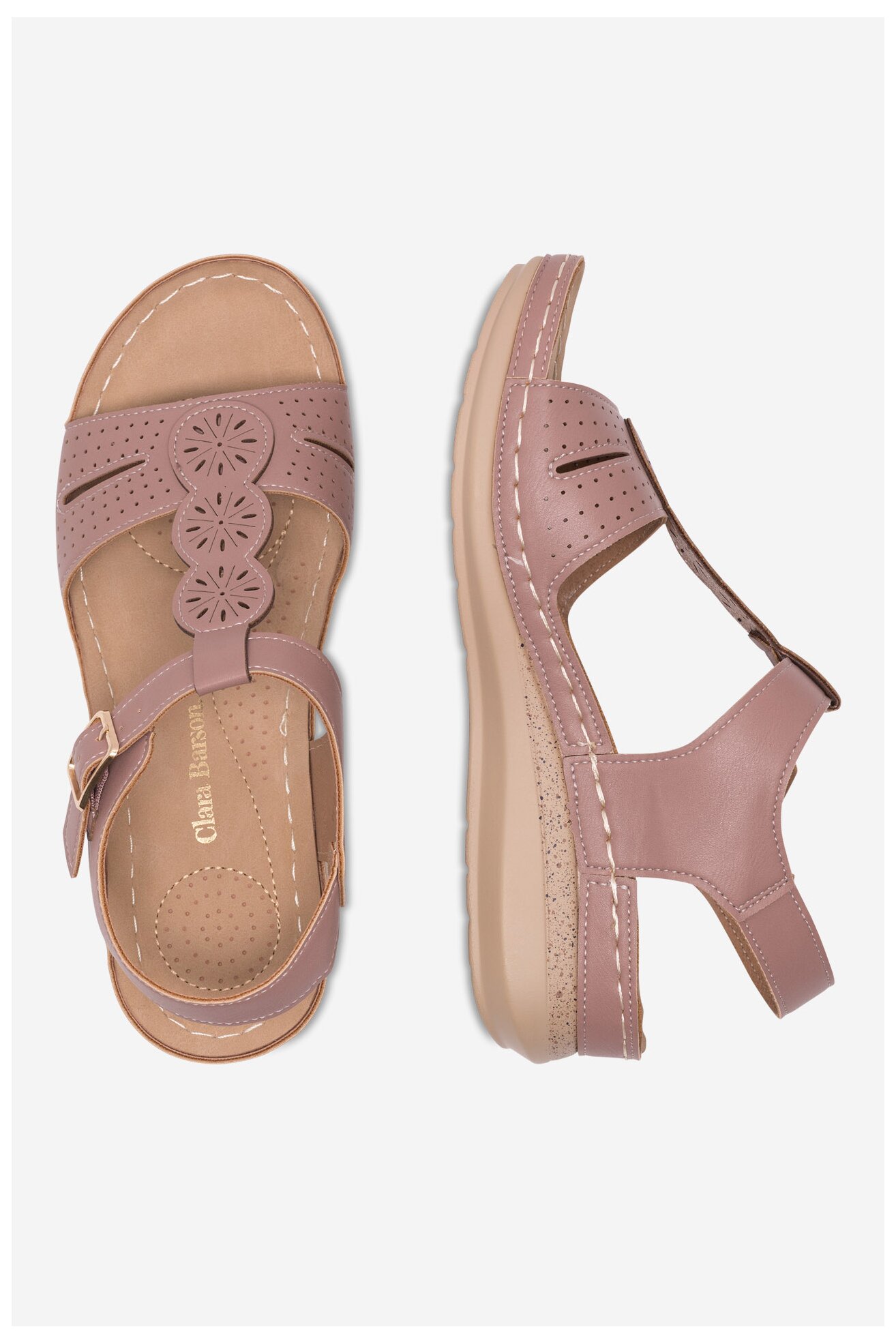 Сандалі Clara Barson WYL05010-18 СВІТЛО-РОЖЕВИЙ