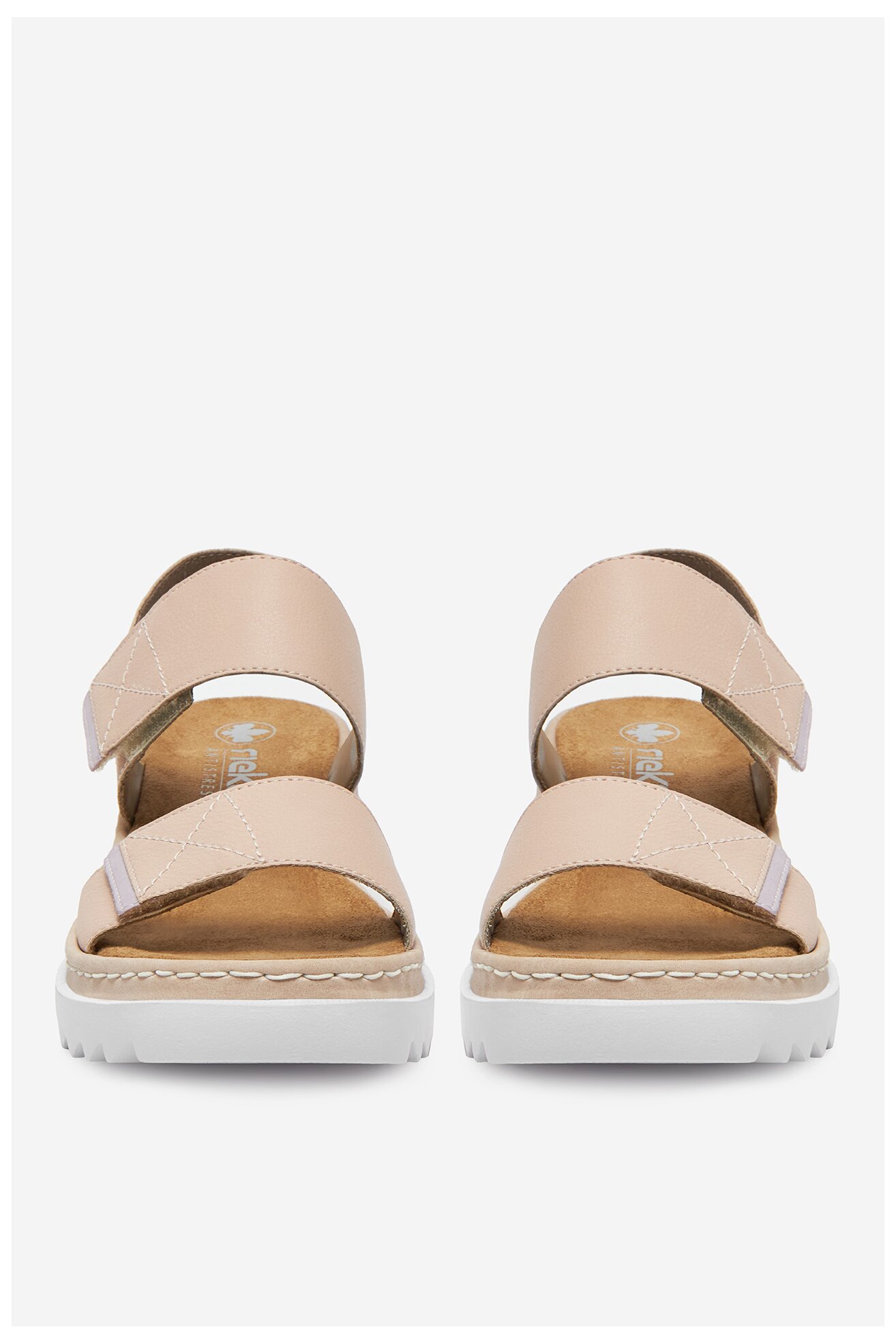 Sandały Rieker V4475-31 Beżowy