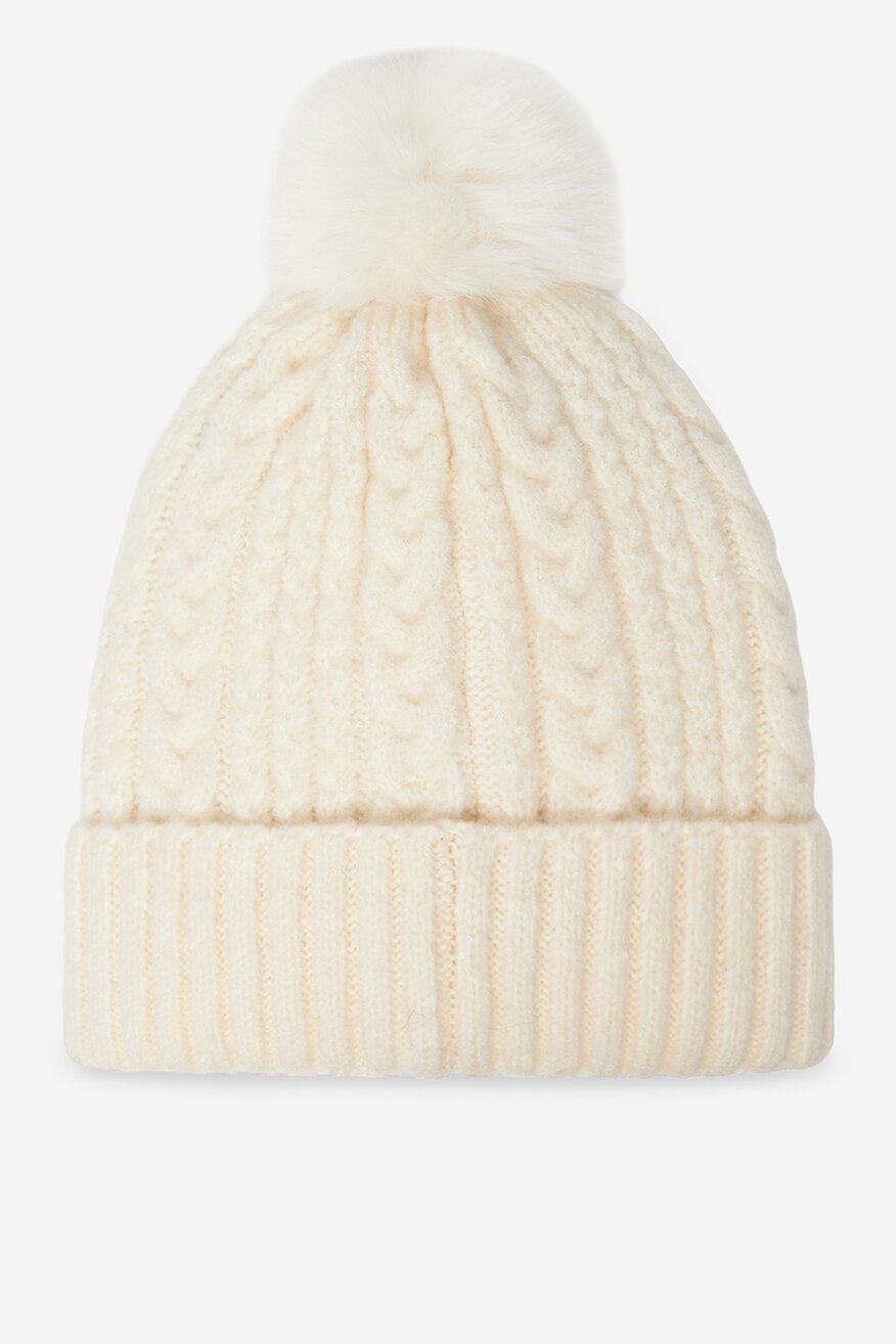 Női sapka NINE WEST FEHÉR - 5906751365434