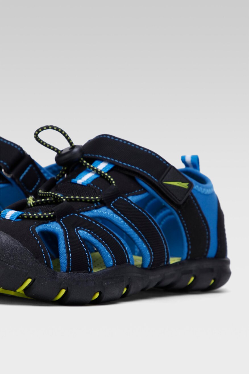 
                Sprandi - Sandały czarne na rzep - 5903698711812