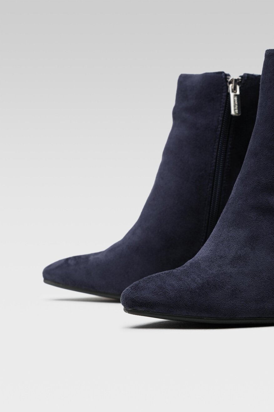 
                Jenny Fairy - Botki granatowe z suwakiem - 5903698863597