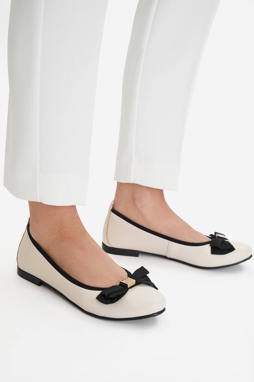 Mexx - Baleriny skórzane - 5906751450635