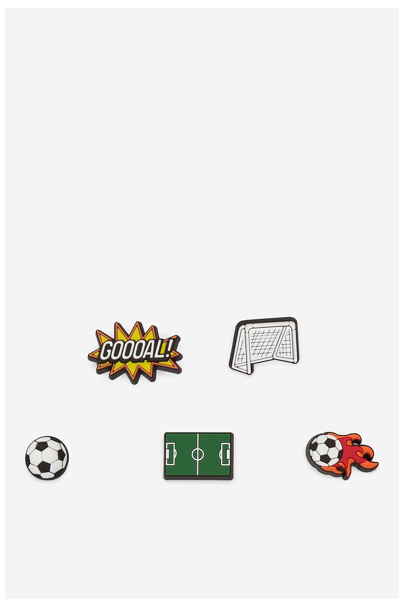 Dekoracija za cipele Crocs FUTBOL 5 PACK 10015249 MIKS