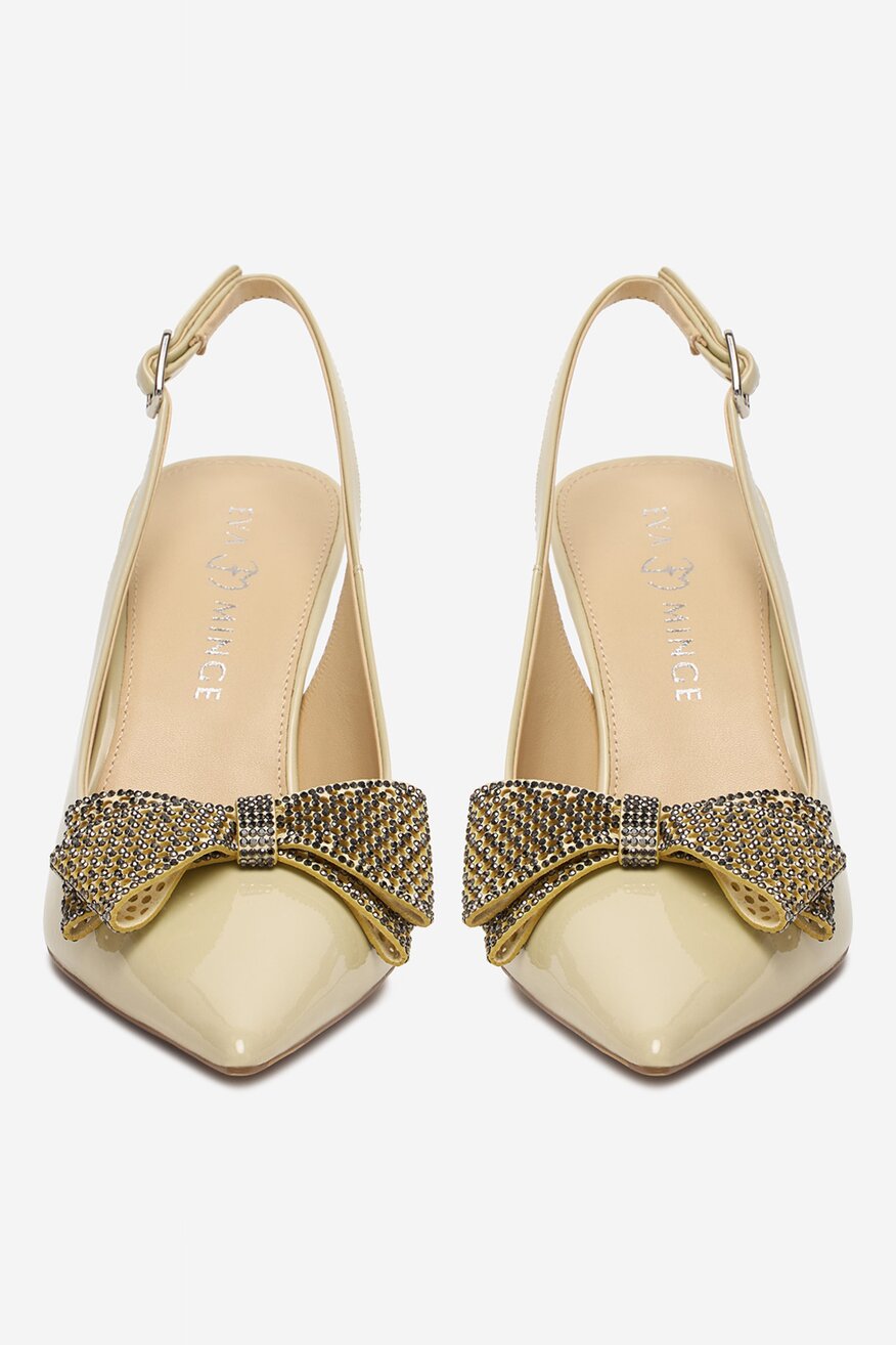 
                EVA MINGE - Czółenka skórzane - 5906751677094