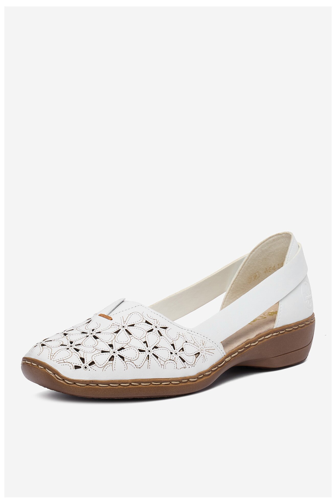 Półbuty Rieker CEO-41356-80 Biały