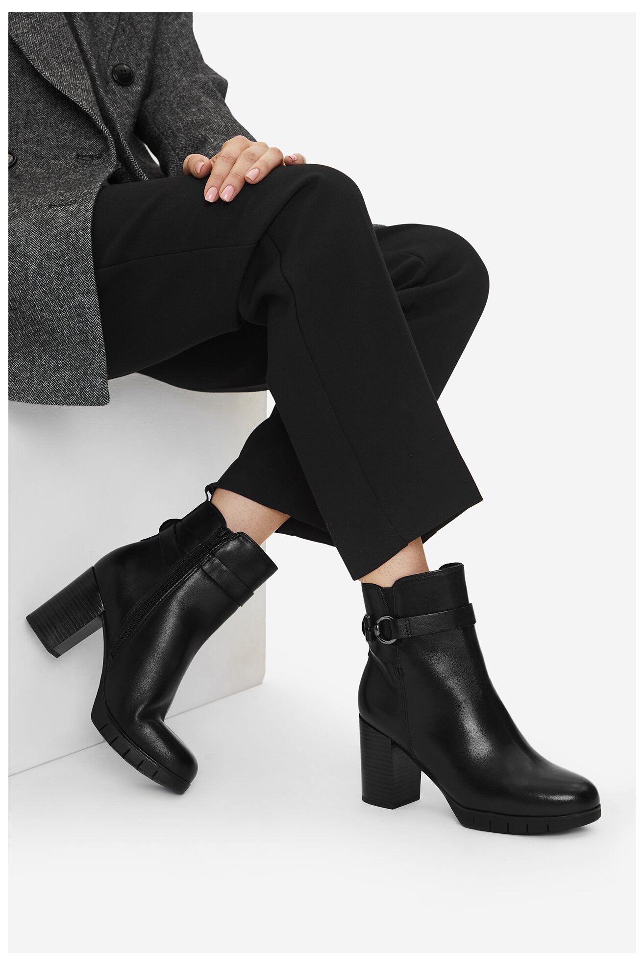 Bokacsizma Lasocki CEO-WB-DALILA-25 FEKETE