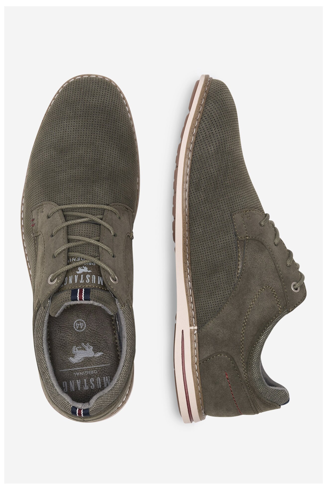 Półbuty Mustang 4150-310-77 Khaki
