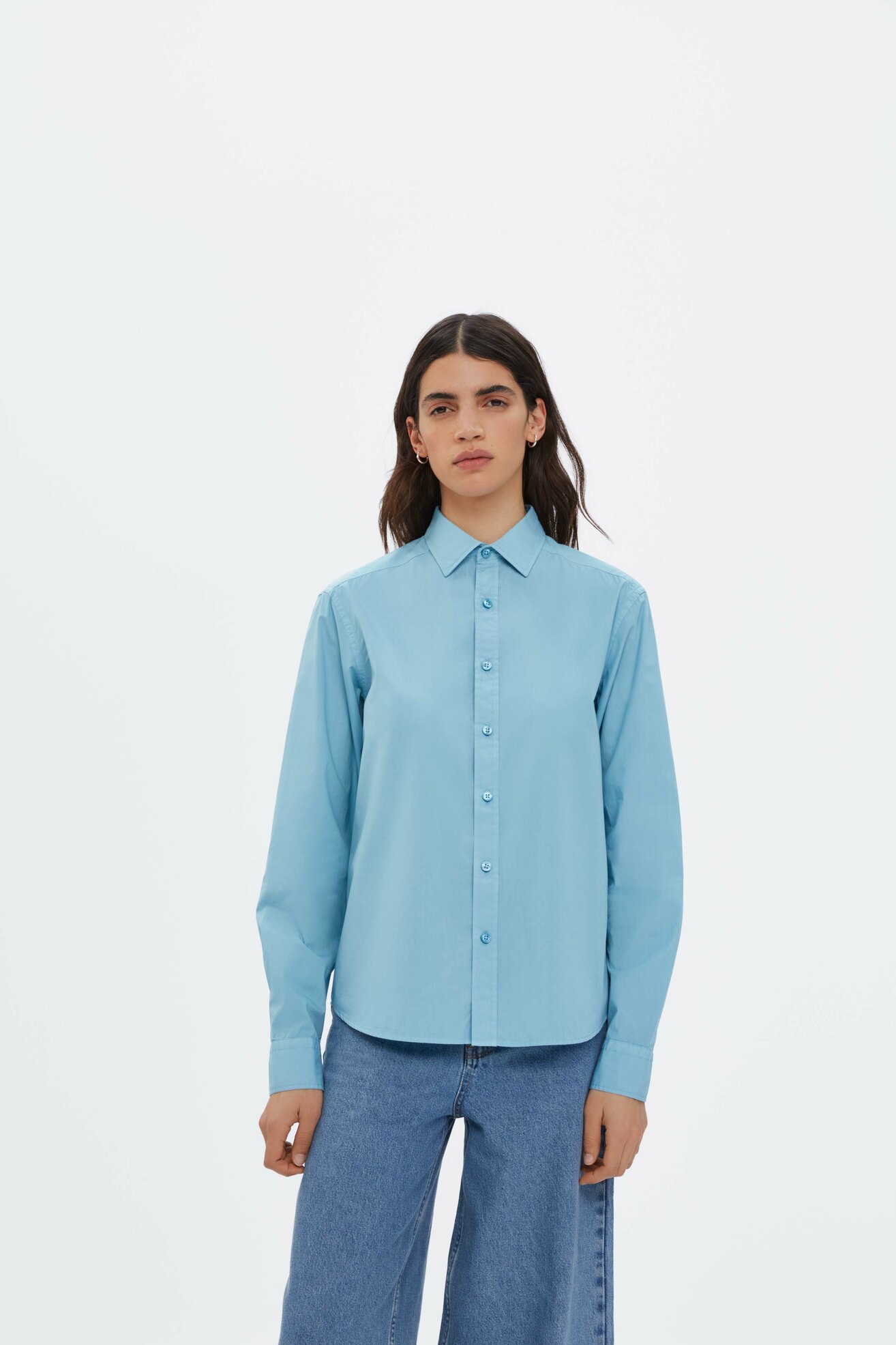 Koszula Americanos AM22KOU001-02 Niebieski