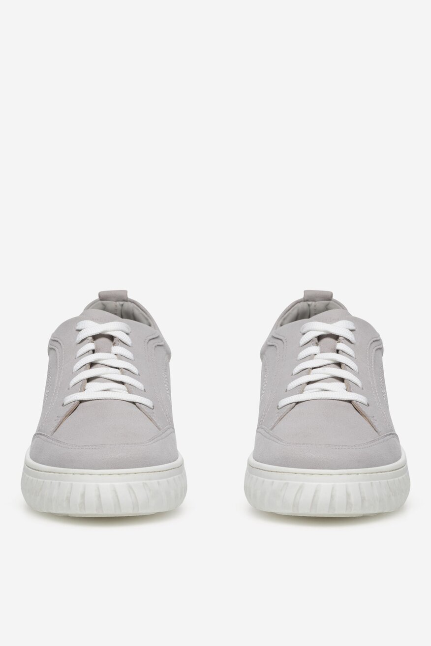 Sergio Bardi - Sneakersy skórzane - 5905588556244