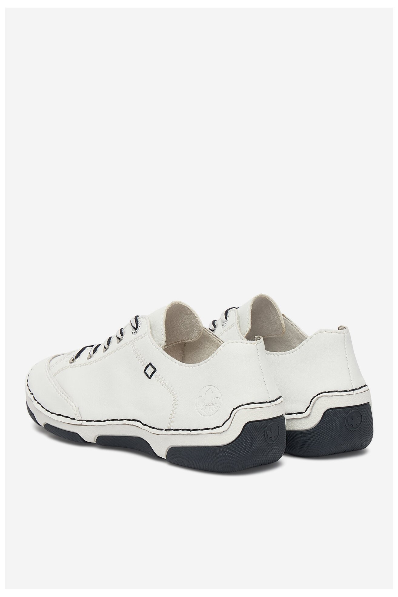 Półbuty Rieker CEO-55901-80 Biały