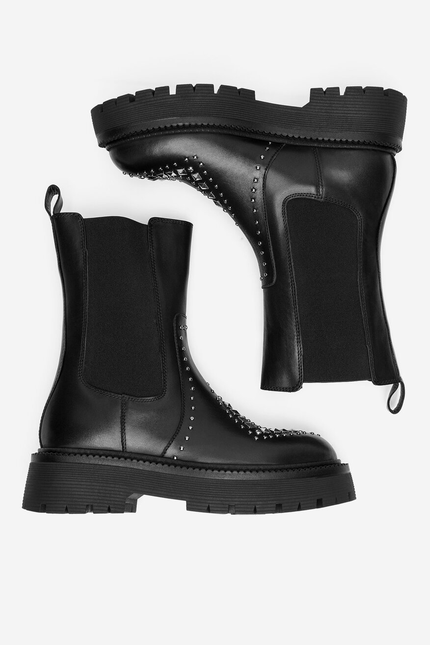 EVA MINGE - Sztyblety skórzane - 5905588786573