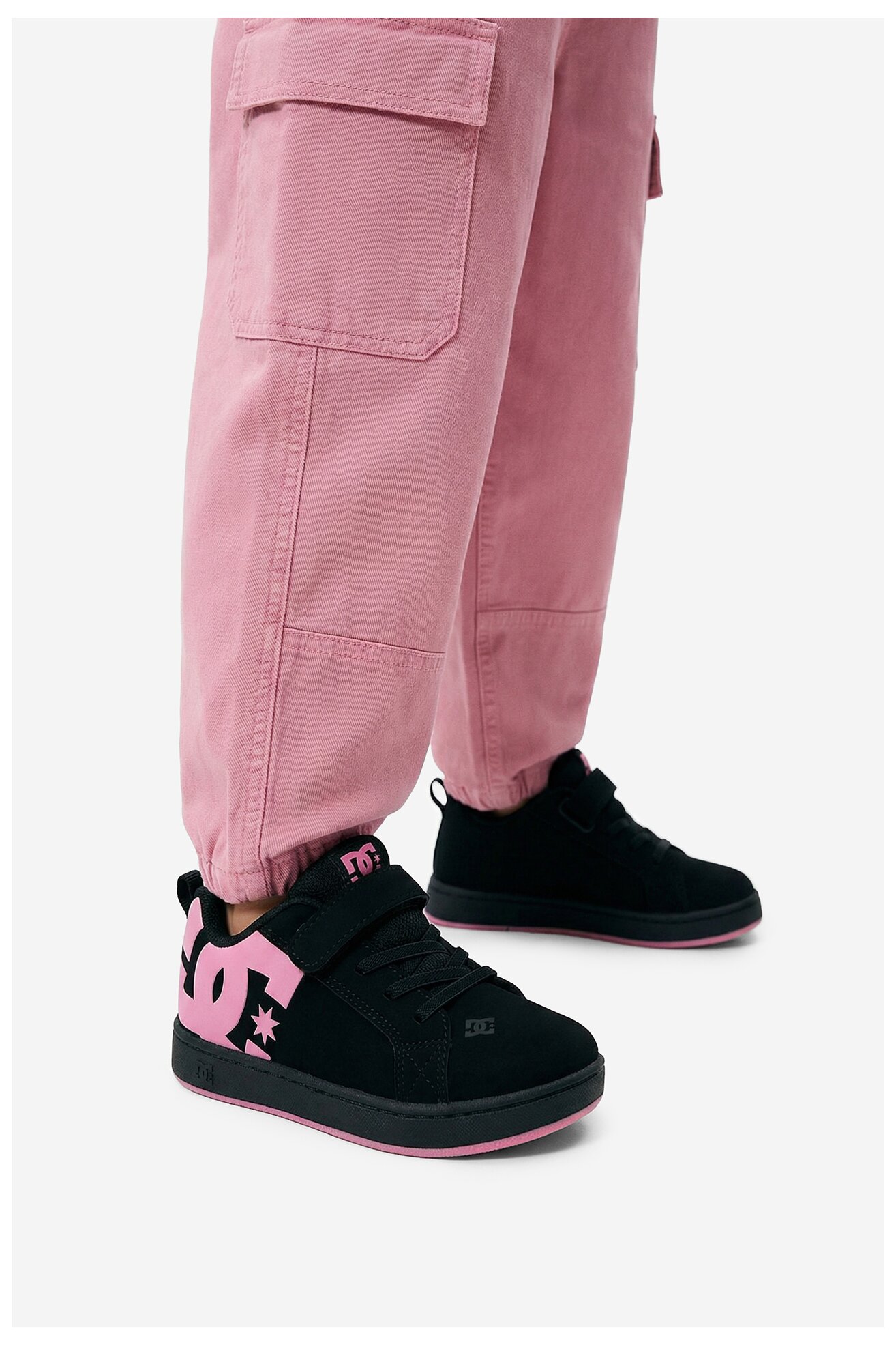 Obuwie sportowe DC Shoes EO-COURT GRAFFIK ELASTIC TODDLER DC02547003 Czarny