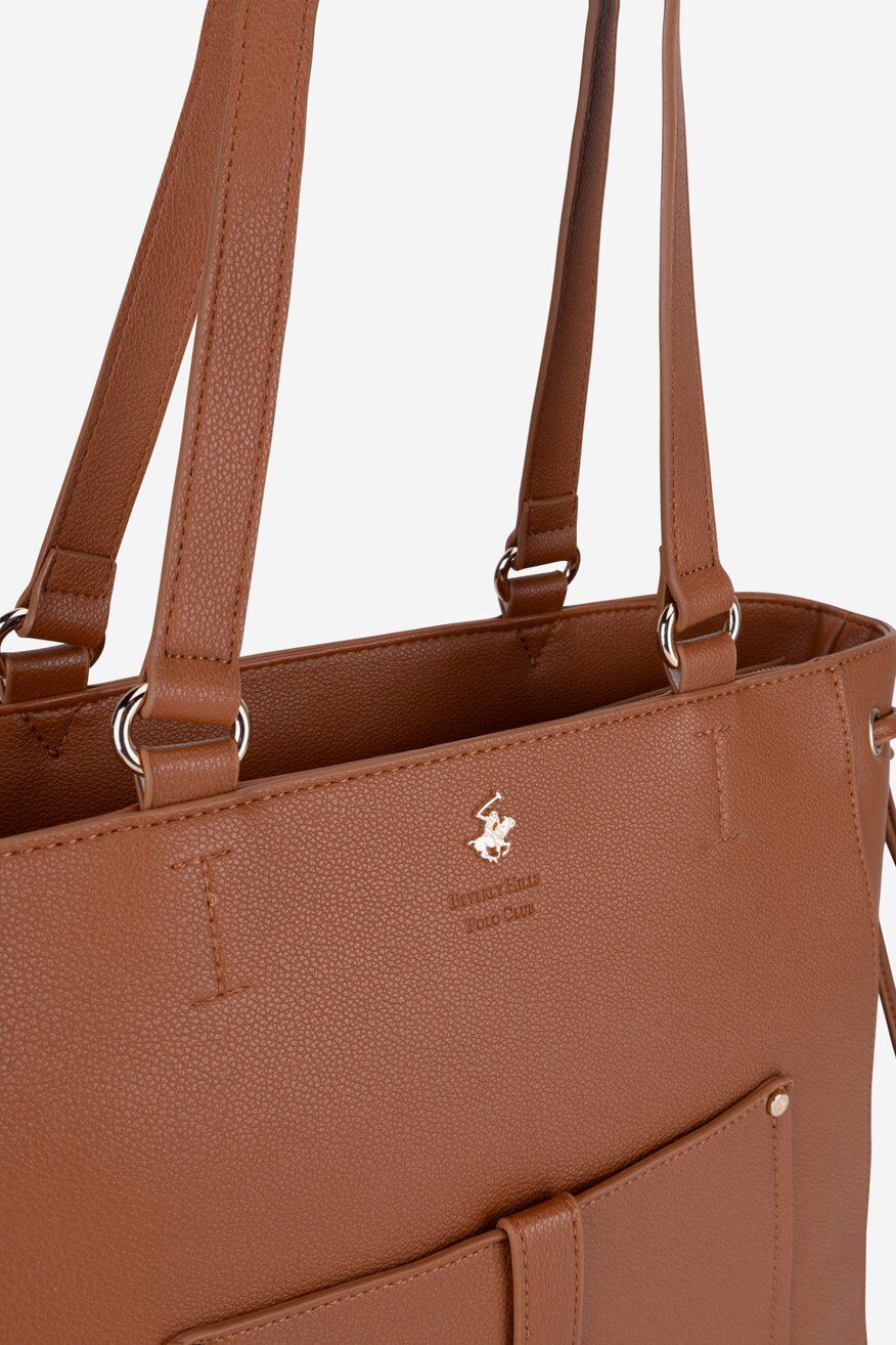 
                Дамска чанта Beverly Hills Polo Club КАМЕЛ - 5903419784590