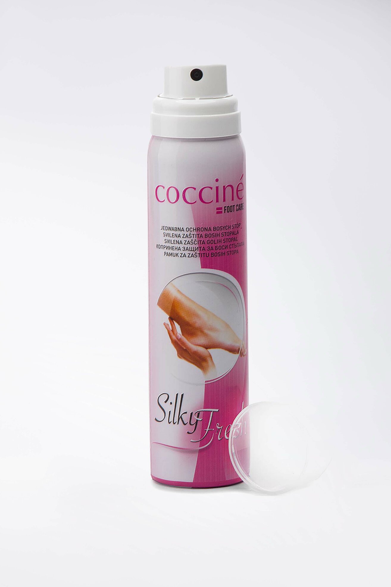 Козметика за стопала Coccine SPRAY JEDWABNY DO STOP PROZIRNA